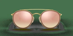 RAY-BAN Round Double Bridge RB3647N 001/7O