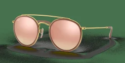 RAY-BAN Round Double Bridge RB3647N 001/7O