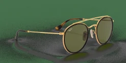 RAY-BAN Round Double Bridge RB3647N 001/3N