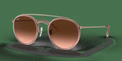 RAY-BAN Round Double Bridge RB3647N 9069A5
