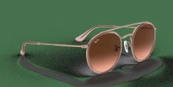 RAY-BAN Round Double Bridge RB3647N 9069A5