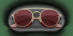 RAY-BAN Round Double Bridge Kids RJ9647S 281/75