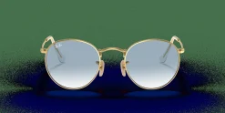 RAY-BAN Round Flat Lenses RB3447N 001/3F