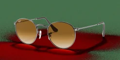 RAY-BAN Round Flat Lenses RB3447N 004/51